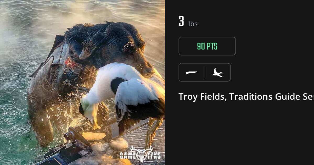 Waterfowl harvest on Gametiks