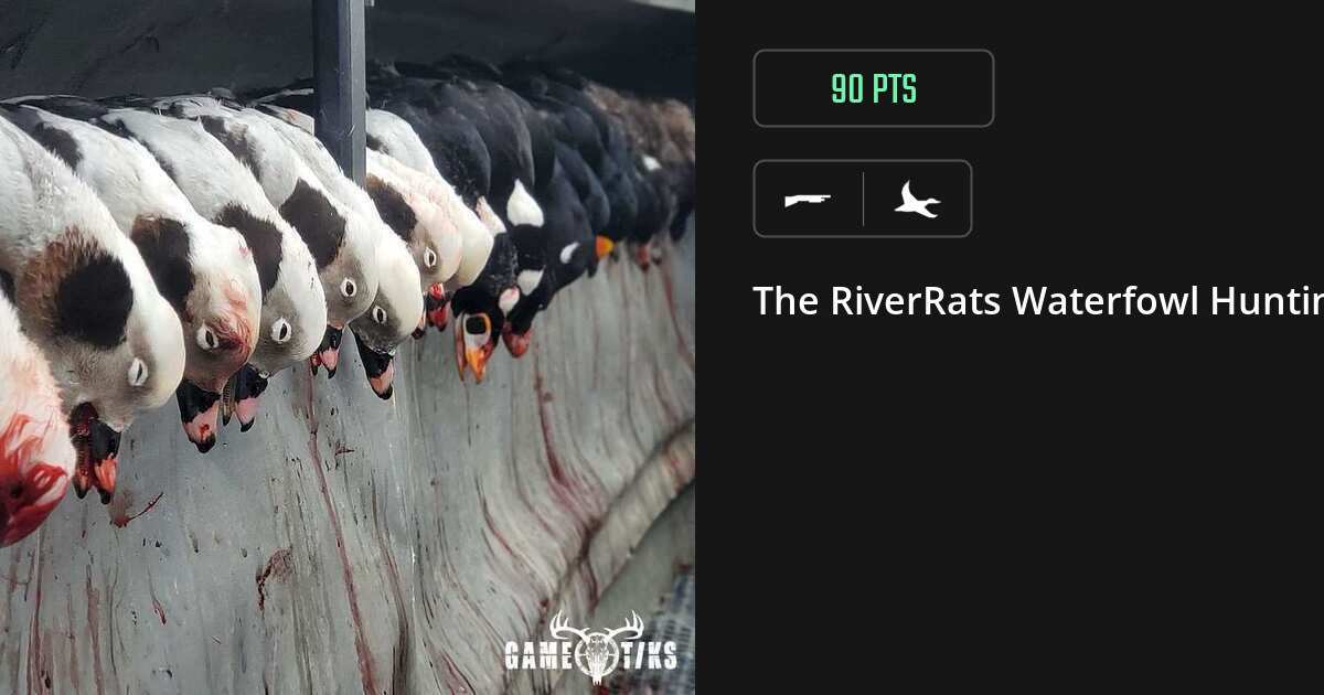 Waterfowl harvest on Gametiks
