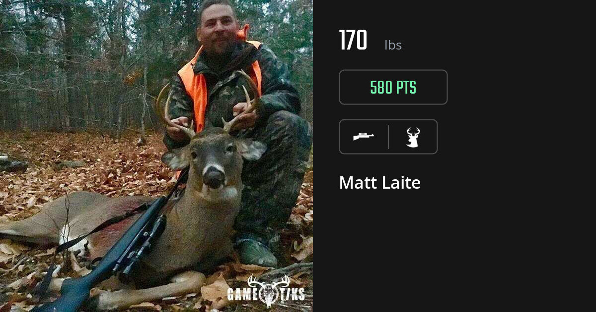 Deer harvest on Gametiks