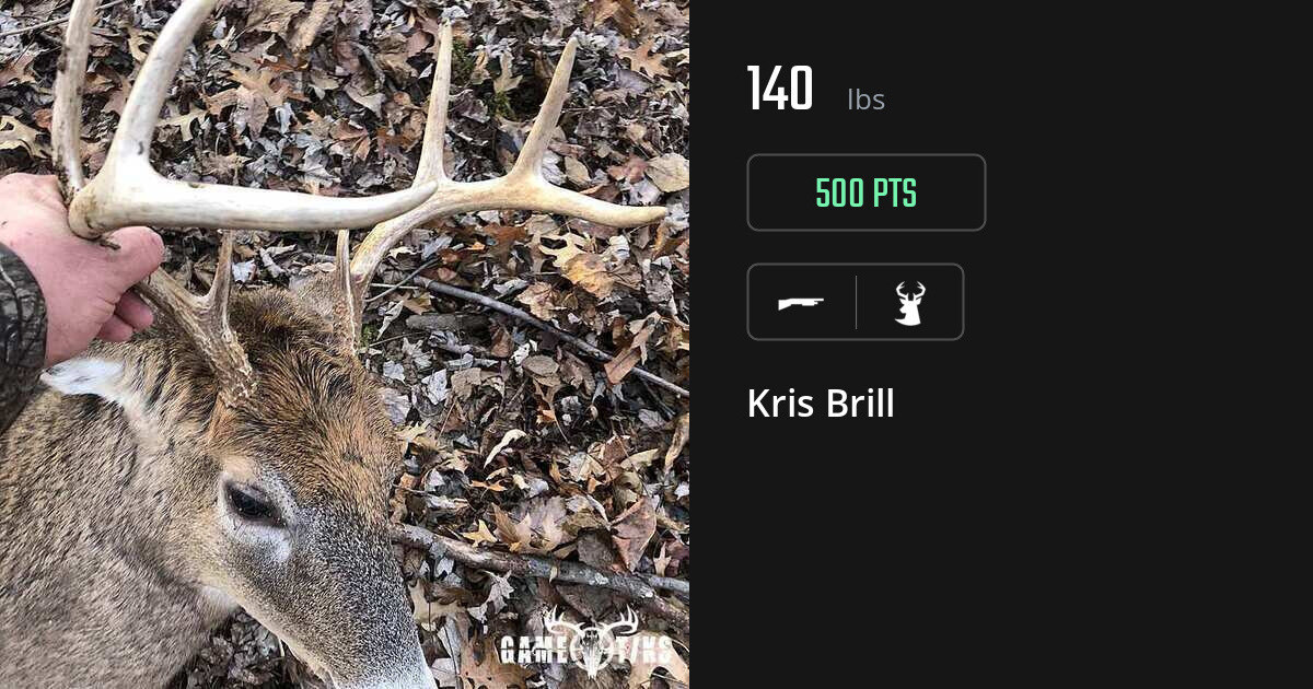 Deer harvest on Gametiks