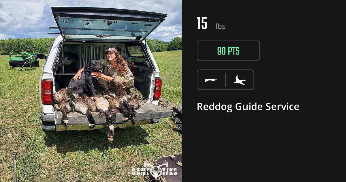 Waterfowl harvest on Gametiks