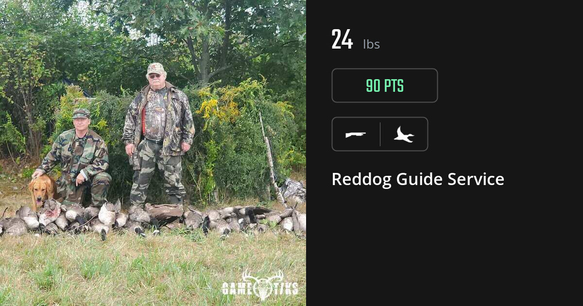 Waterfowl harvest on Gametiks