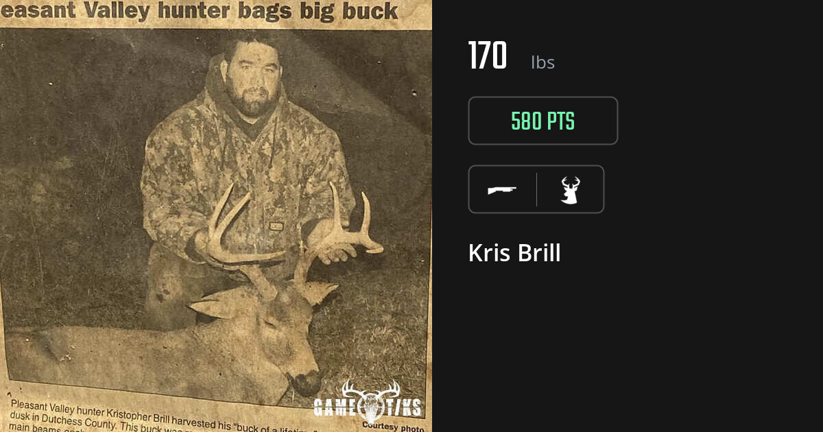 Deer harvest on Gametiks