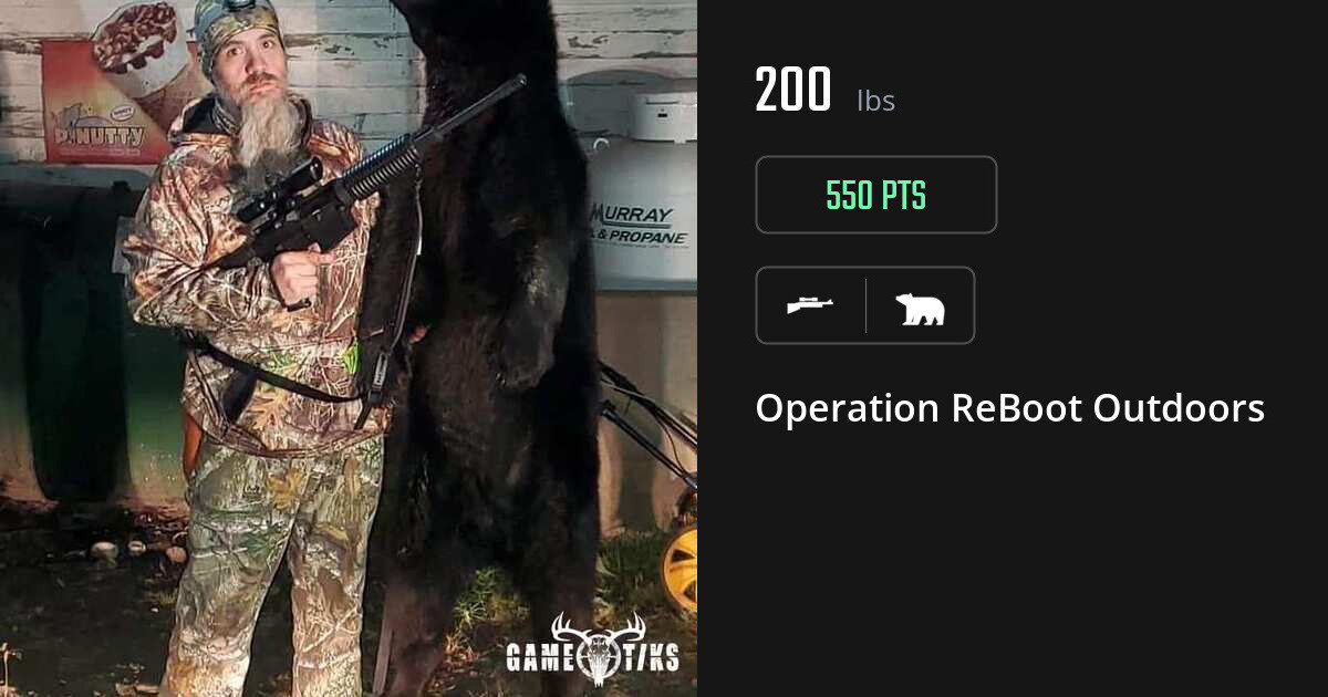 Bear harvest on Gametiks