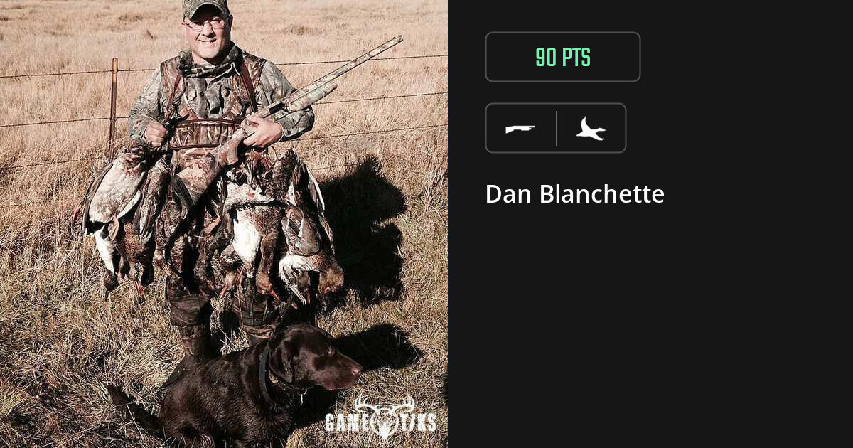 Waterfowl harvest on Gametiks