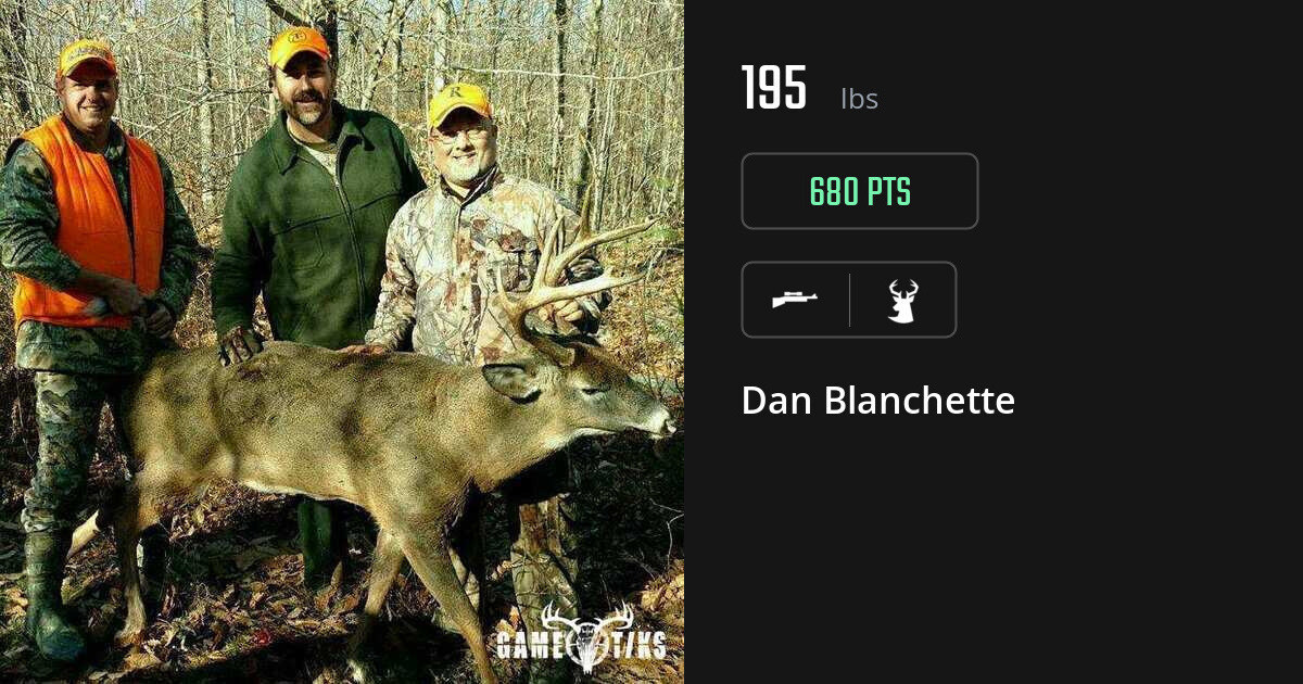 Deer harvest on Gametiks