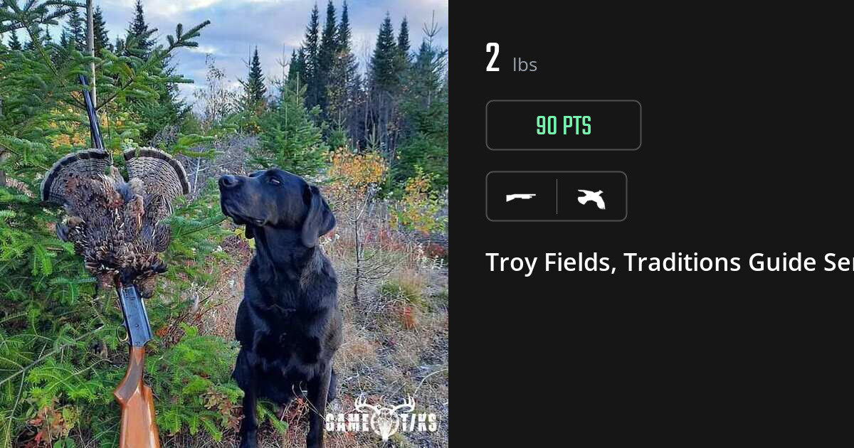 Upland bird harvest on Gametiks