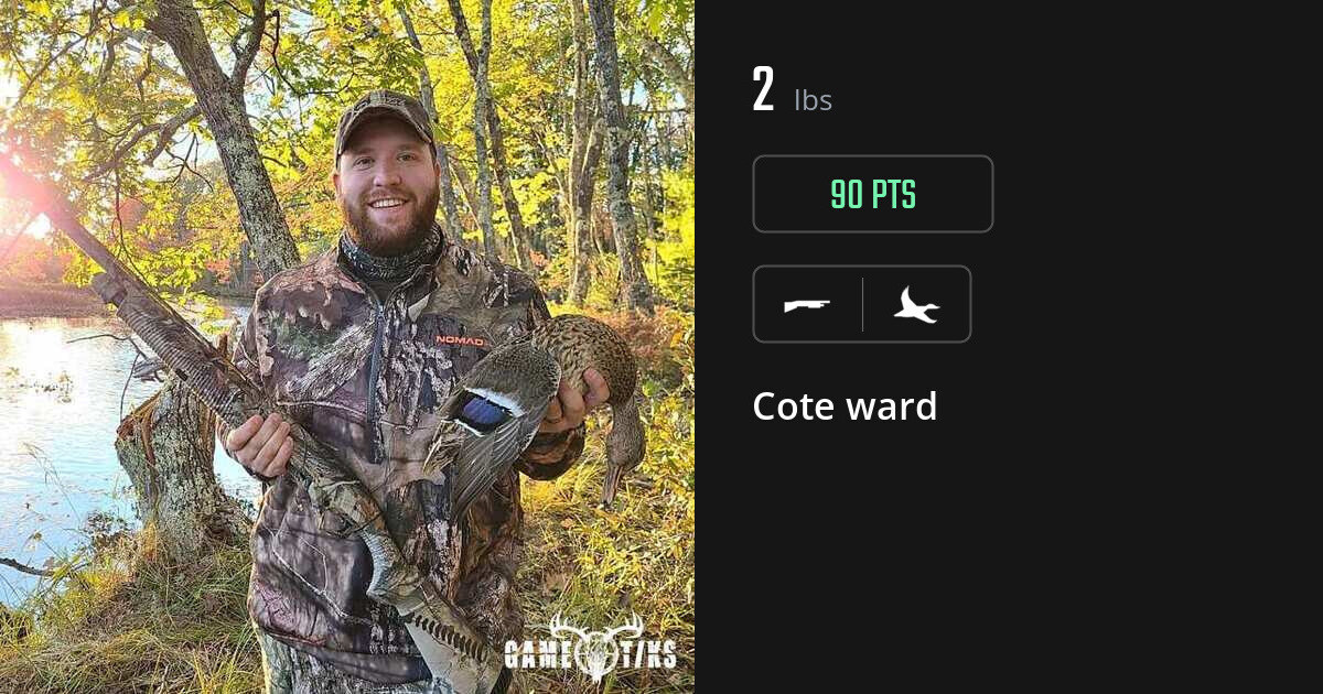 Waterfowl harvest on Gametiks