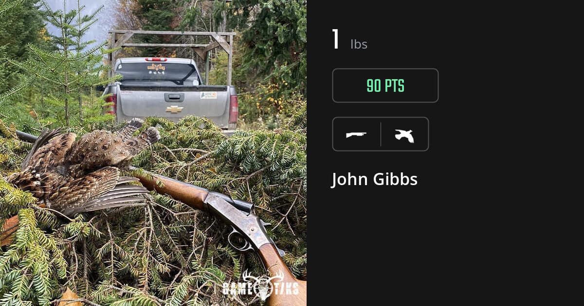 Upland bird harvest on Gametiks