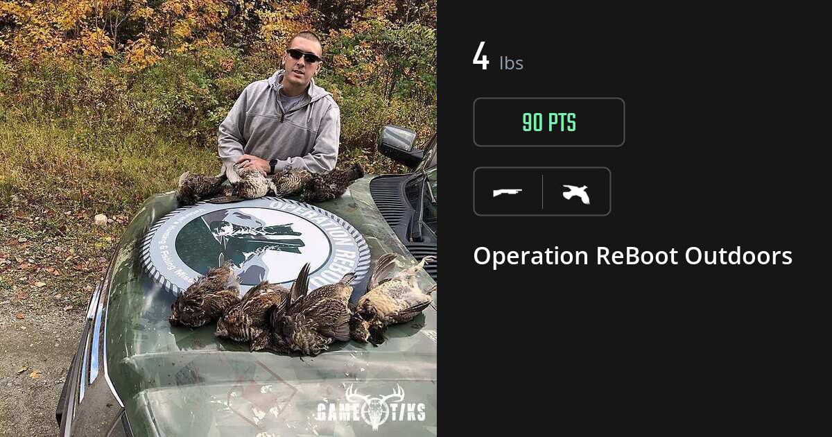 Upland bird harvest on Gametiks