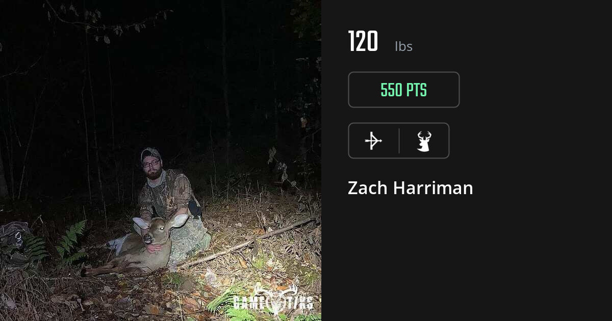 Deer harvest on Gametiks