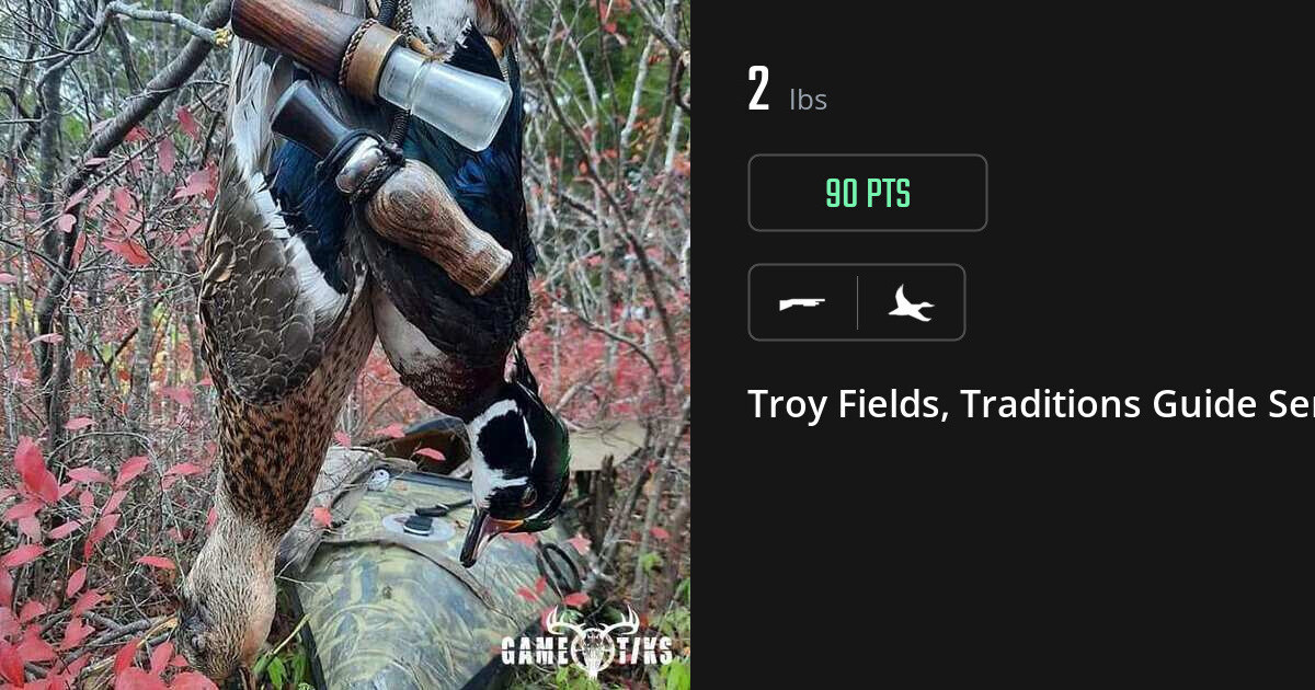 Waterfowl harvest on Gametiks