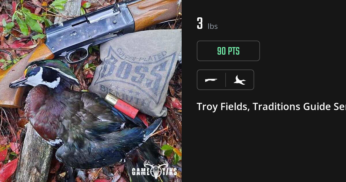 Waterfowl harvest on Gametiks