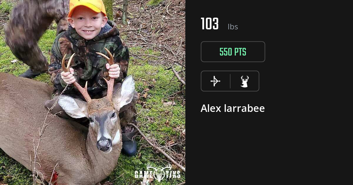 Deer harvest on Gametiks