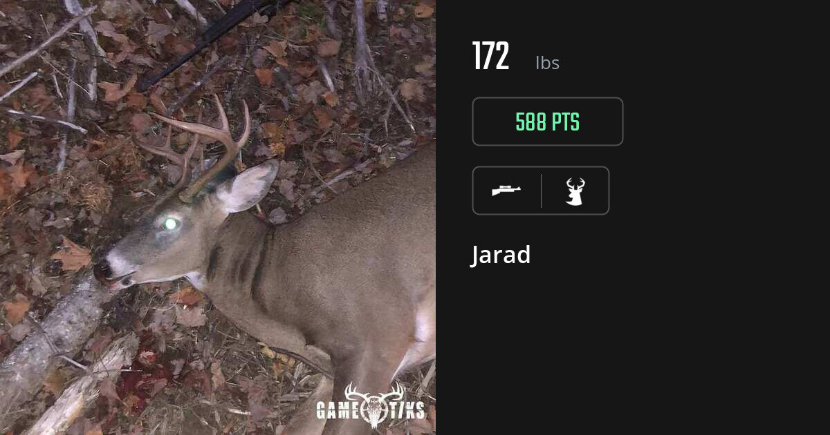 Deer harvest on Gametiks