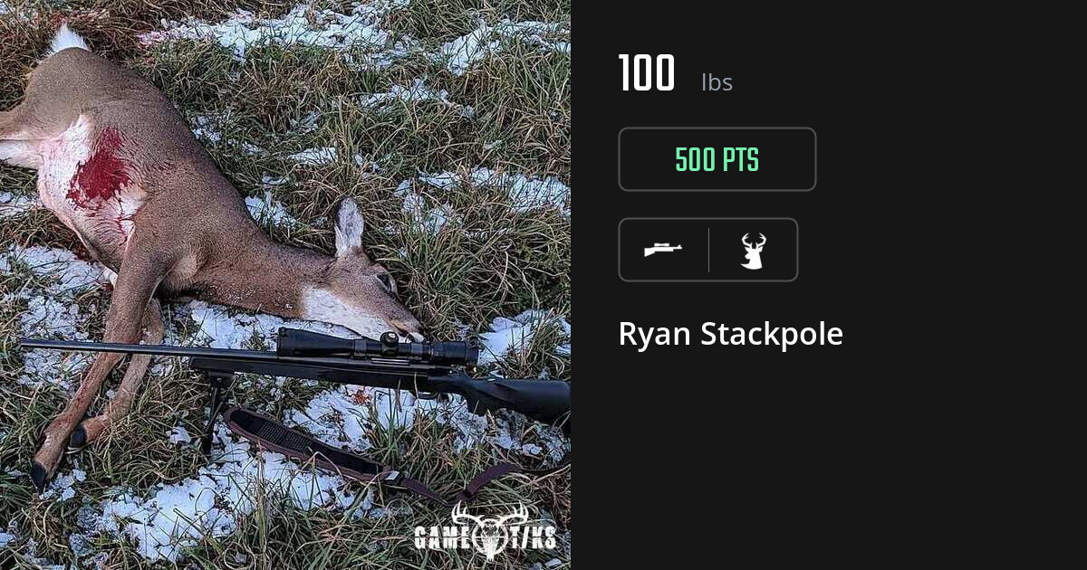 Deer harvest on Gametiks