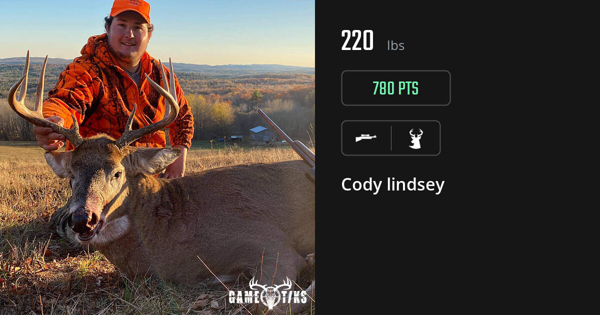 Deer harvest on Gametiks