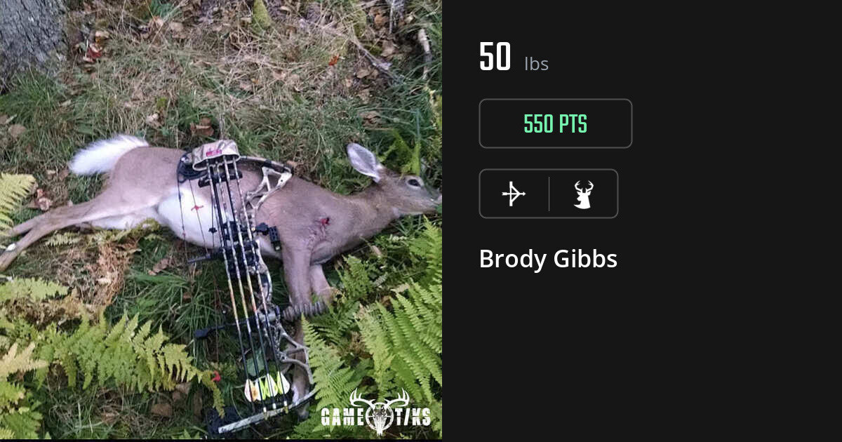 Deer harvest on Gametiks