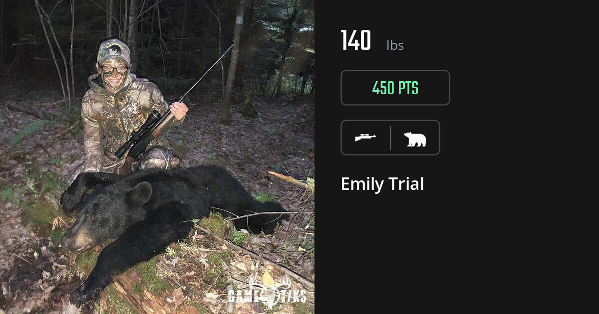 Bear harvest on Gametiks