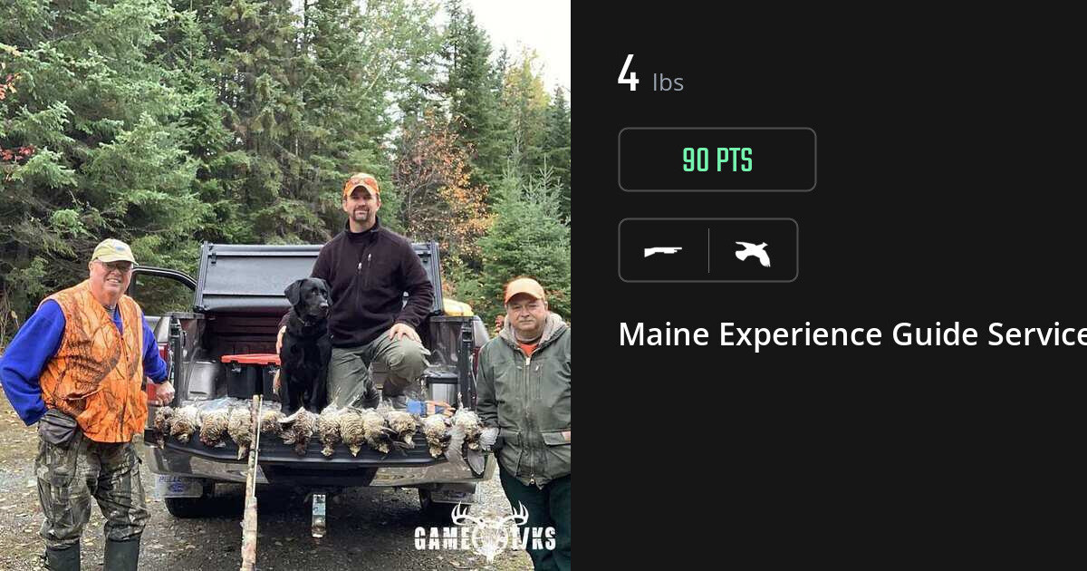 Upland bird harvest on Gametiks