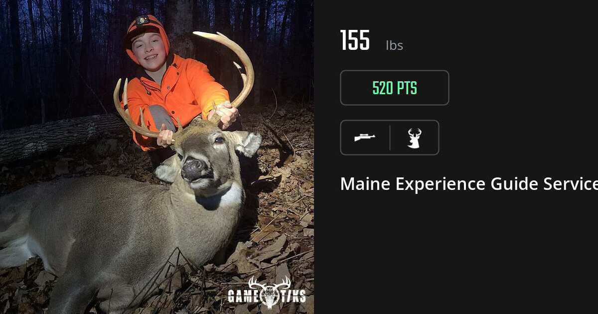 Deer harvest on Gametiks