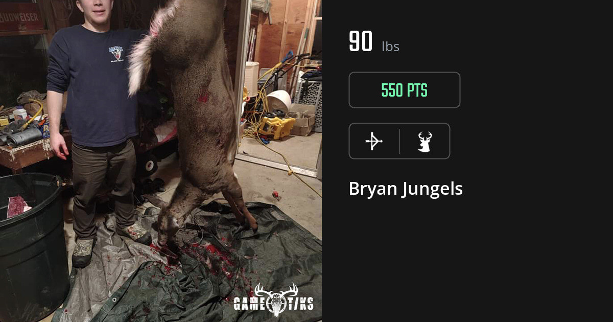 Deer harvest on Gametiks