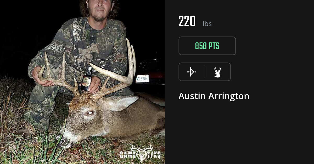Deer harvest on Gametiks