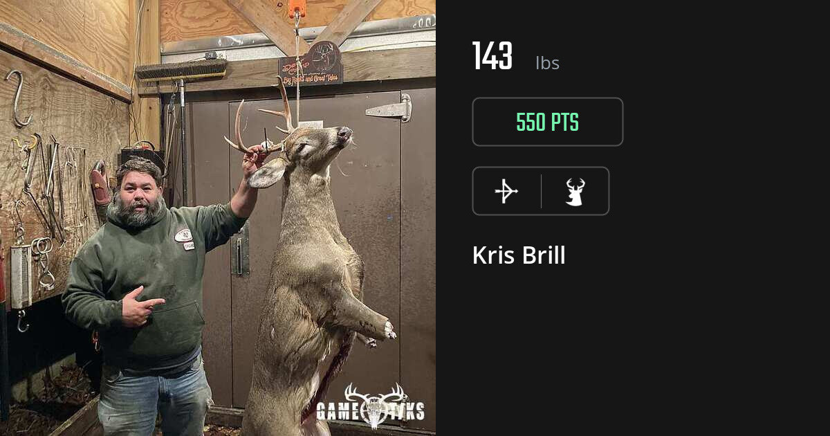 Deer harvest on Gametiks