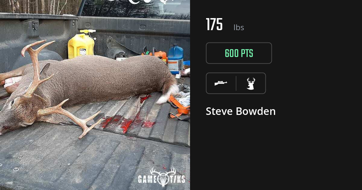 Deer harvest on Gametiks