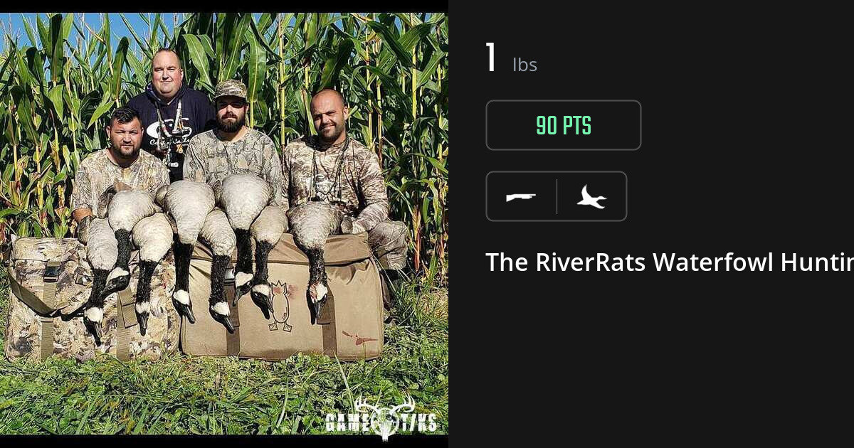 Waterfowl harvest on Gametiks