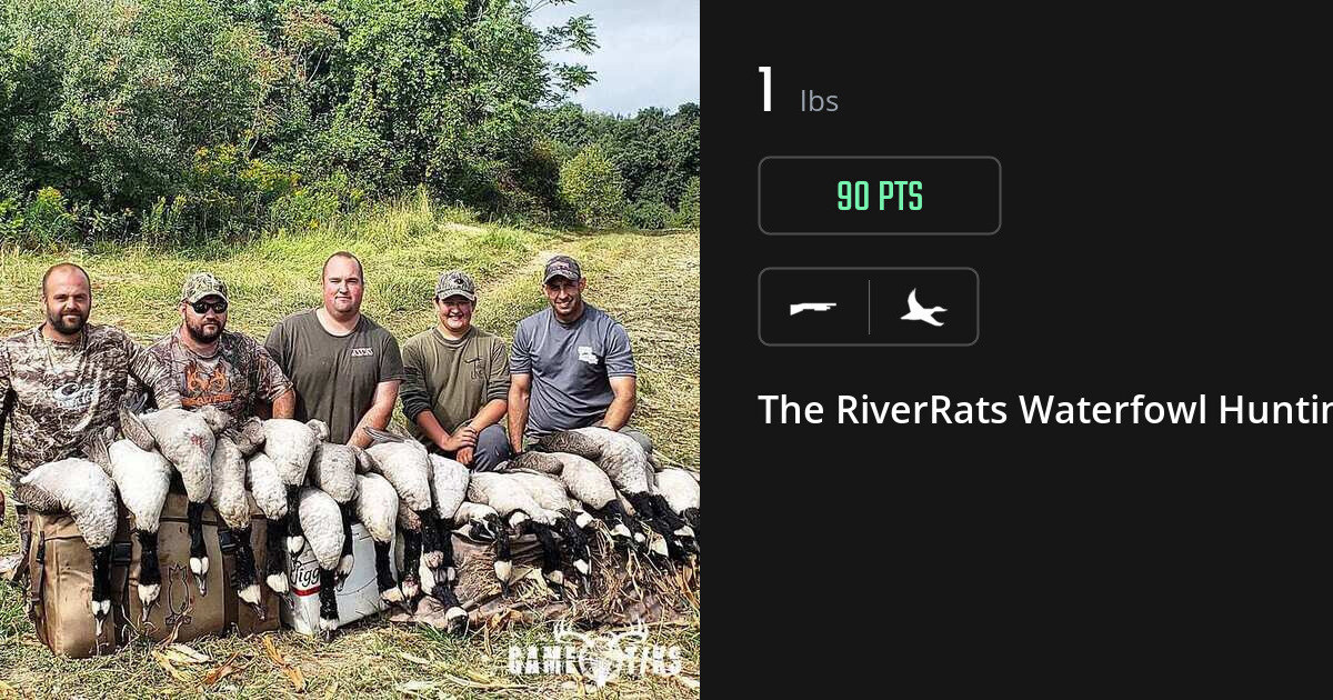 Waterfowl harvest on Gametiks