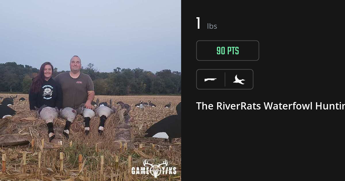 Waterfowl harvest on Gametiks
