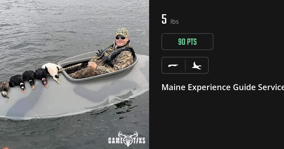 Waterfowl harvest on Gametiks