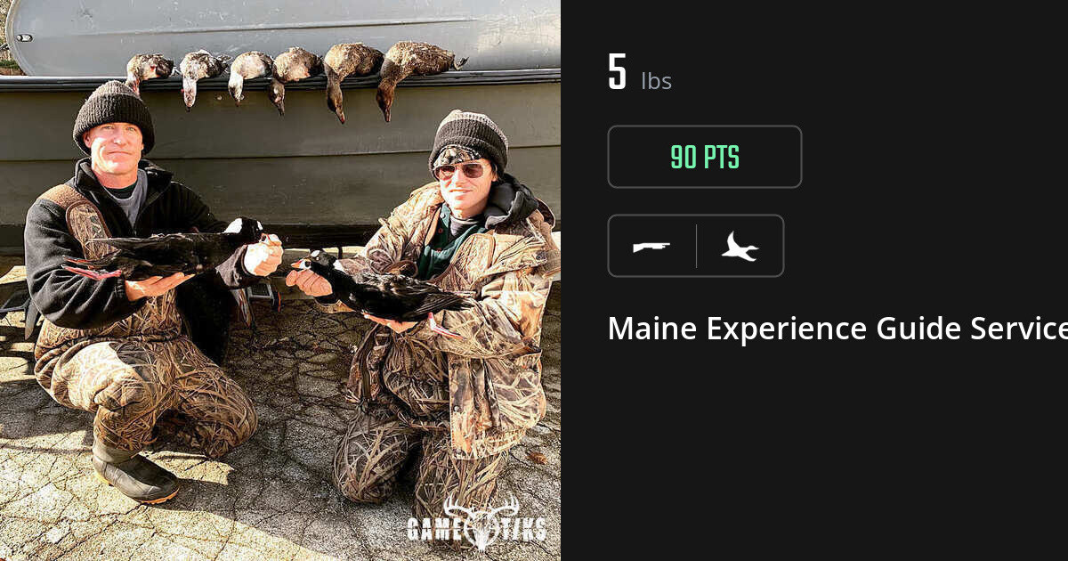 Waterfowl harvest on Gametiks