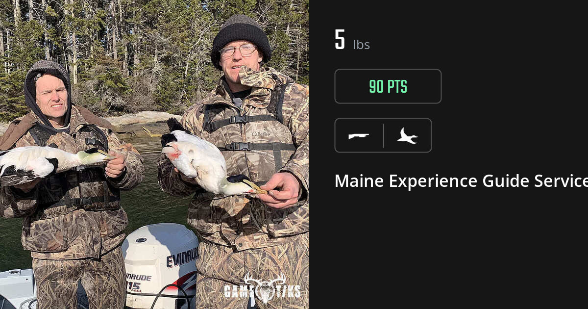 Waterfowl harvest on Gametiks