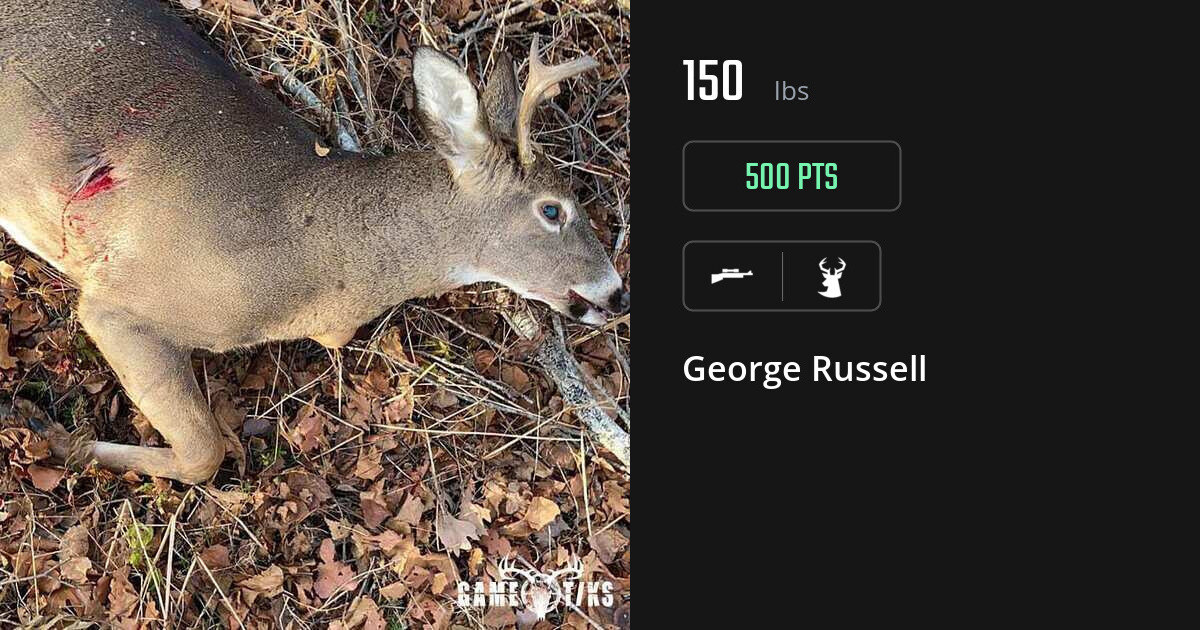 Deer harvest on Gametiks