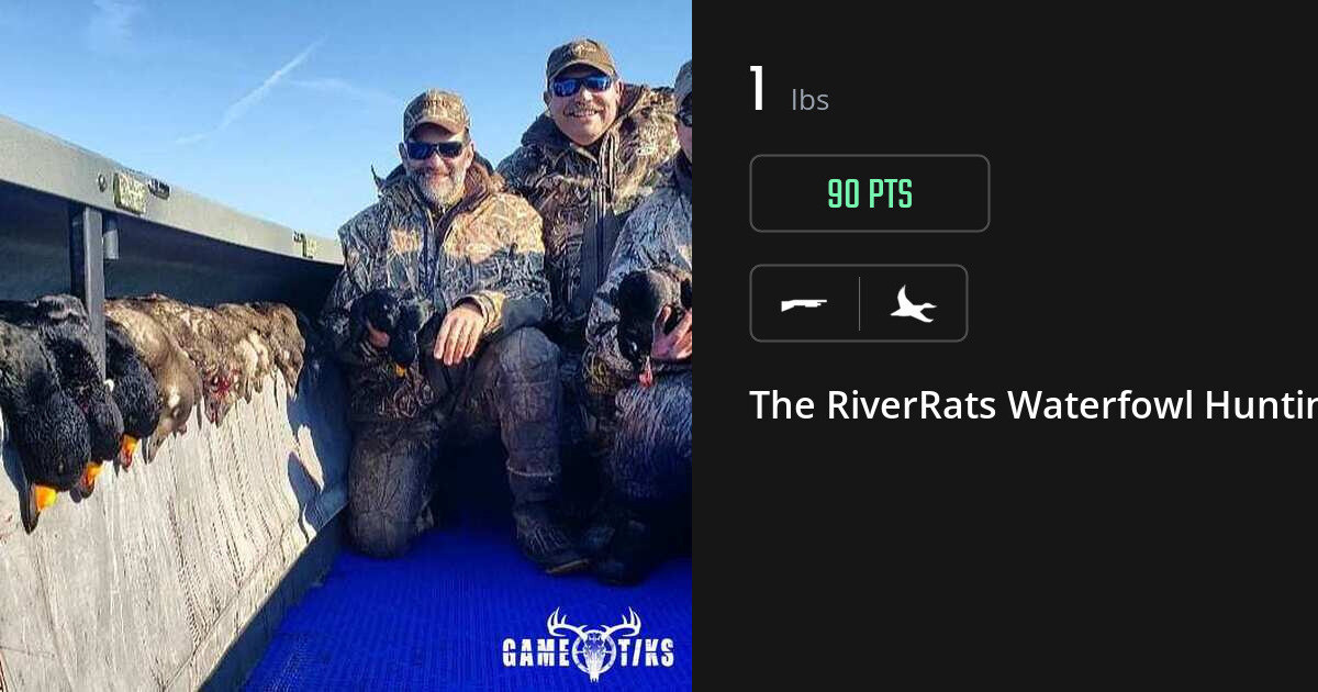 Waterfowl harvest on Gametiks