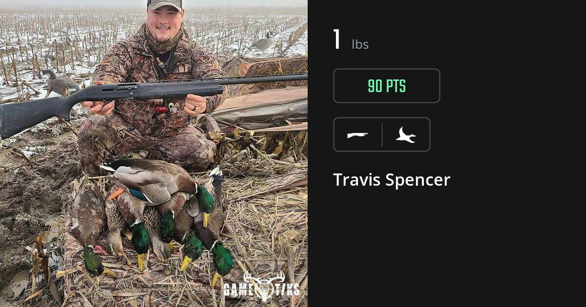 Waterfowl harvest on Gametiks