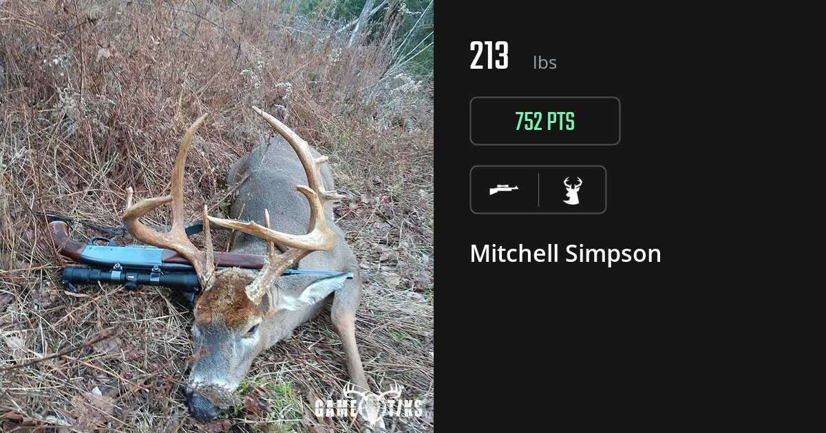 deer harvest by Mitchell Simpson
