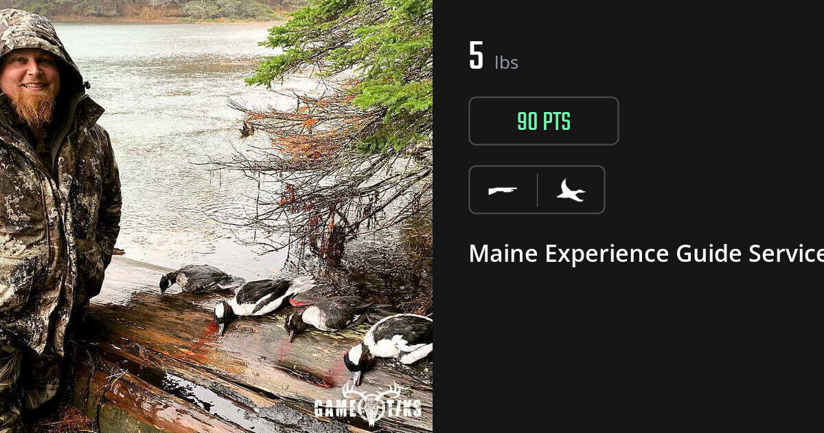 Waterfowl harvest on Gametiks