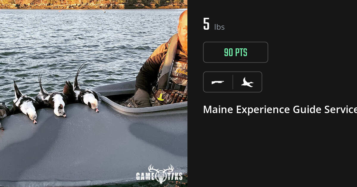 Waterfowl harvest on Gametiks