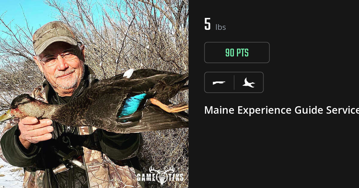 Waterfowl harvest on Gametiks