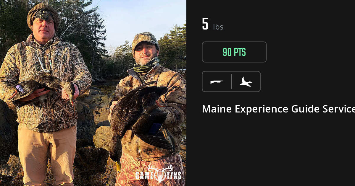 Waterfowl harvest on Gametiks