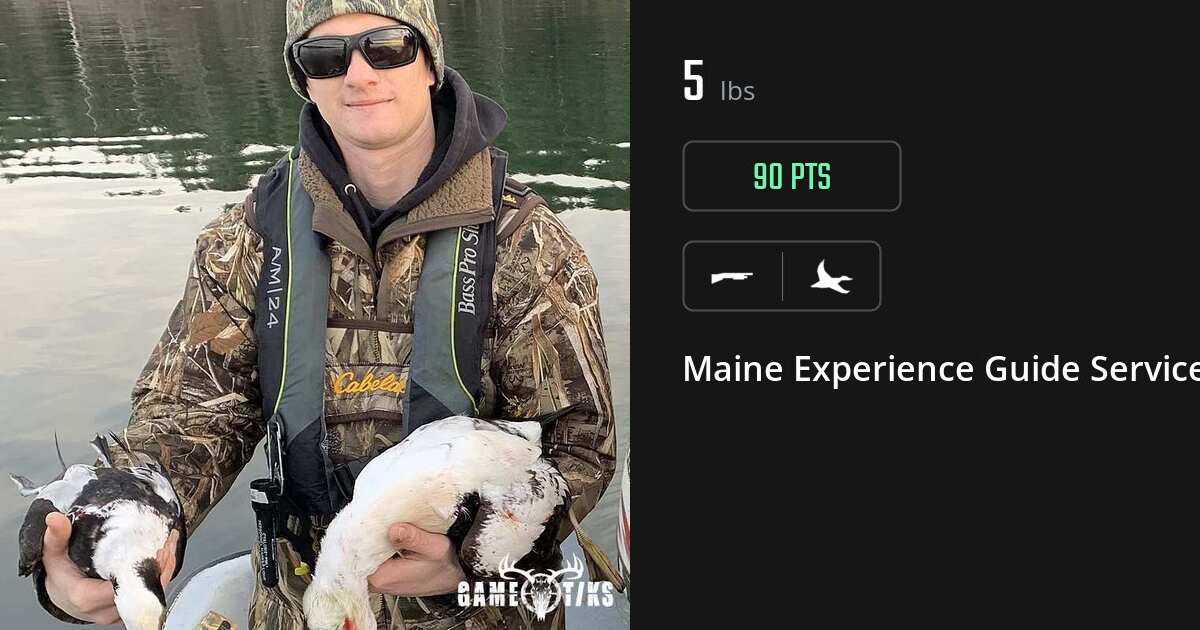 Waterfowl harvest on Gametiks