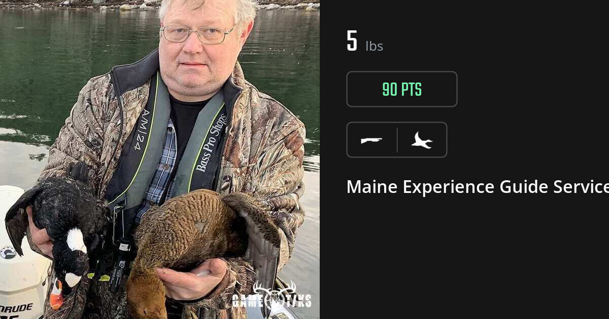 Waterfowl harvest on Gametiks