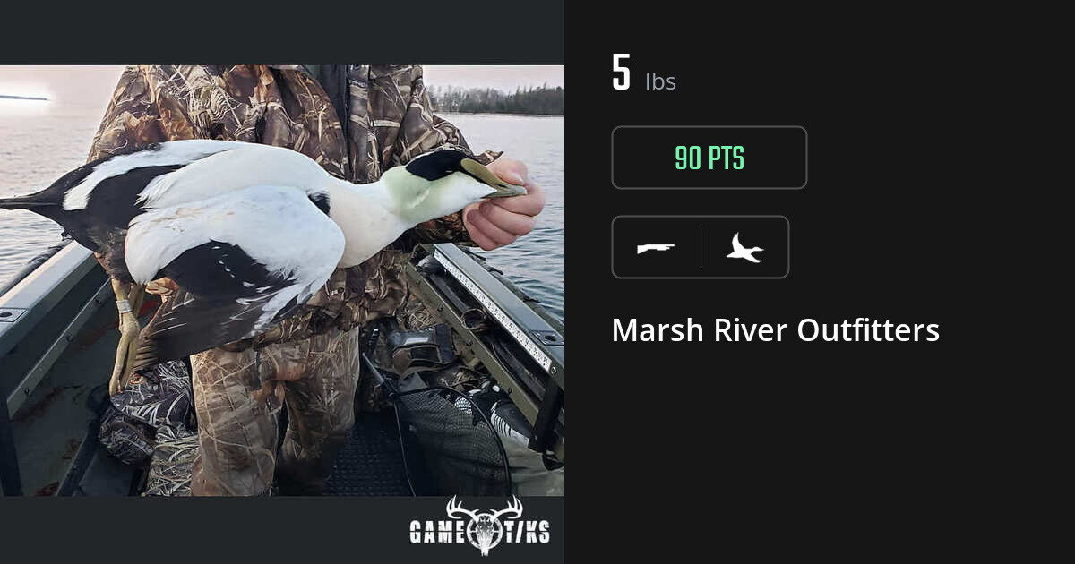 Waterfowl harvest on Gametiks