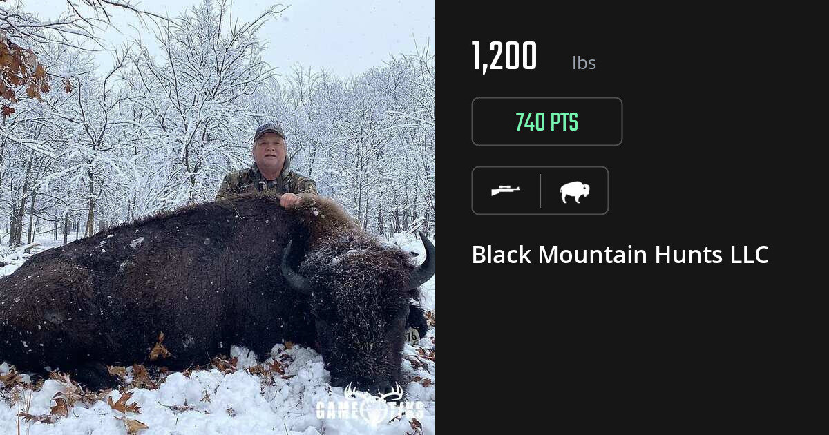 Buffalo harvest on Gametiks