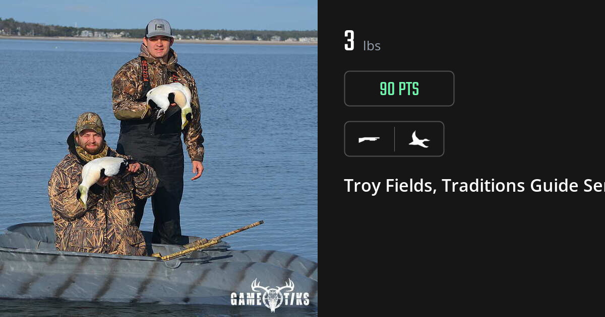 Waterfowl harvest on Gametiks