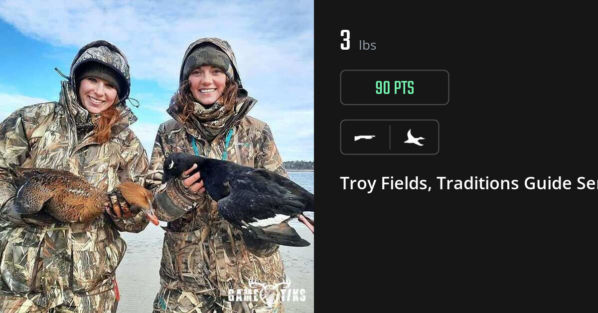 Waterfowl harvest on Gametiks
