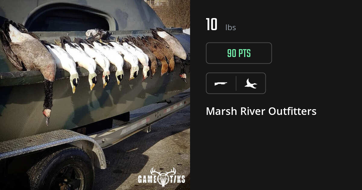Waterfowl harvest on Gametiks
